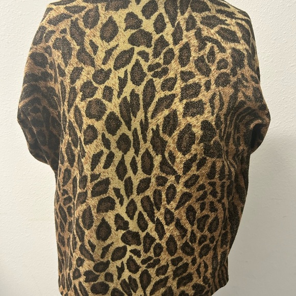 Vintage leopard print 80s gold thread - Picture 4 of 4